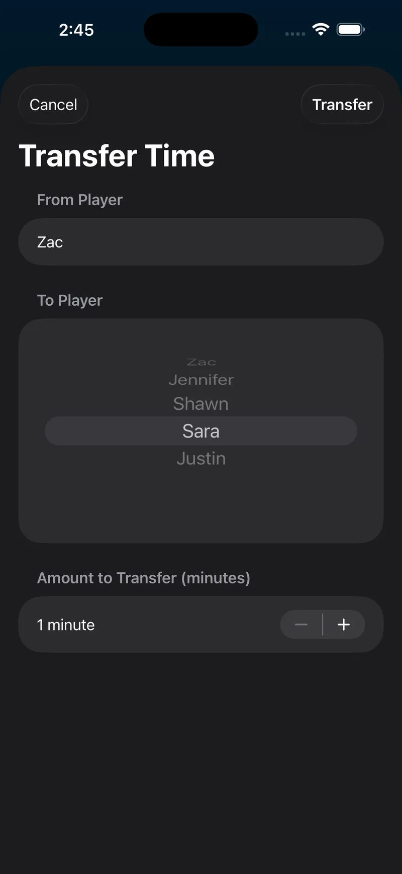 Clockonomics player list
